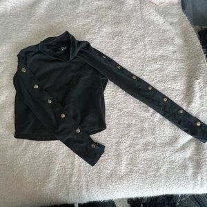 Ivy park buttoned sleeves crop top